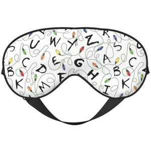 Karakter strepen afdrukken all-Occasion Sleep Eye Mask met dubbelzijdige verstelbare riem perfect voor diensten en reizen