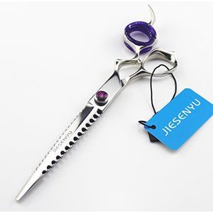 JIESENYU HIGH-END SERIES 7"" Japanse 440C RVS kappersschaar voor professionele kapper