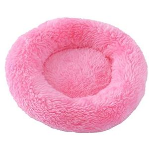 Sytaun Hamsterbed ronde vorm niet-plakkerig haar huisdier bed cavia's schattig kussen huis kooi accessoires roze rood S