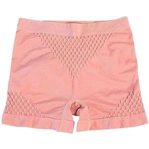 Ijszijde broeken, katoenen broeken, naadloze damesbroeken, kant for veiligheidsbroeken, zomer dames for veiligheidsbroeken (Color : Pink, Size : L)