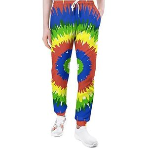 Tie Dye Heren Joggingbroek Casual Joggers Broek Atletische Lounge Broek Met Zakken Voor Vrouwen