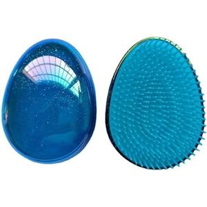 VinBee Detangler haarborstel voor vrouwen, meisjes, jongens en kinderen, mini-borstel voor nat en droog haar, compact reisborstel goed voor krullend haar