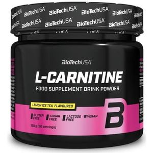 Biotech Usa L-carnitine Flavoured Drink Powder 150 Gr Sabor Té helado con limón