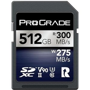 ProGrade Digital SDXC UHS-II V90 Iridium-geheugenkaart (512GB)