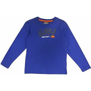 Kappa Sportswear Martial shirt met lange mouwen voor kinderen, blauw, maat 8 jaar