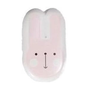 Draagbare schattige konijntjesstijl multi-color mini-contactlensdoos, geschenkdoos, lensdoos met spiegel, contactlensdoos for dames (Color : WHITE)