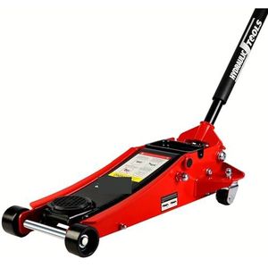 4t Low Profile Jack, Rood En Zwart, Ultra Lage Vloer Jack Met Dubbele Zuigers Snel Hefpomp, Auto Jack Hydraulische AutoLifts for Hom