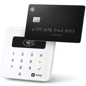 SumUp Air Mobiel Kaartlezer - Contactloos betalen met Credit & Debit Card - Apple & Google pay - NFC RFID pinapparaat - Credit Card reader - Contactless Card Payment