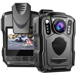 Draagbare DV-camera M5 Mini Camera 4200 MAH Batterij 15 Uur Opname Politie Lichaamscamera HD 1440 P 170 ° Hoek Beveiliging Kleine Camcorder 128G(128GB)