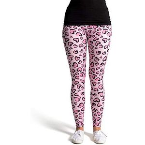 cosey - Bedrukte kleurrijke legging (one size) - Ontwerp luipaardmotief 4