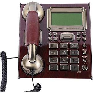Telefoon Thuis Telefoon Retro Telefoon voor Vaste Retro Telefoon Creatieve Minimalistische Kantoor Thuis Vast Vaste Vaste (Rood)