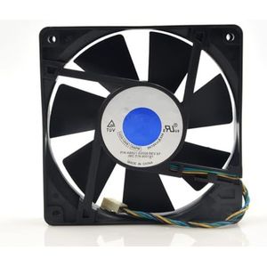 LMNCBVYA 1225-12HS DC 12V 0.55A 120mm 4-Wire Cooling Fan for Optimal Airflow and Heat Dissipation