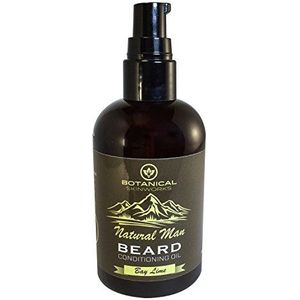 Natural Man Beard Oil 4oz All Natural Bay Lime Beard Conditioner van Botanische Skin Works door Botanische Skin Works