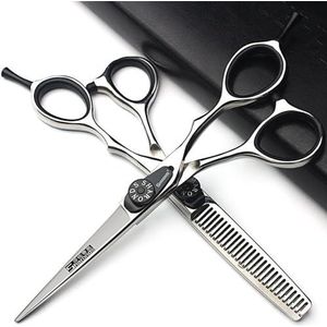 haarschaar, effileerschaar, 15.2 cm (6 inch), kappersschaar met 2-zijdige tanden voor het uitdunnen van het haar