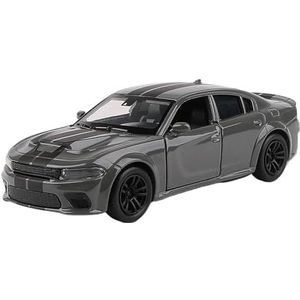 Schaal gegoten auto 1/36 Voor DODGE Durango Charger Hellcat SRT Legering Sportwagen Model Metalen Simulatie Auto Model Verzamelbaar modelvoertuig (Color : D)