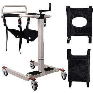 Draagbare Rolstoel Douche Kruk Rolstoel W/Zacht Kussen Transfer Lift Staal Transfer Stoel Patiënt Lift Aid Medische Douche Stoel 150Kg