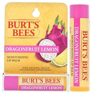 Burts Bees Dragonfruit Citroen Hydraterende Lippenbalsem voor Unisex 4,3 ml Lippenbalsem, Geel
