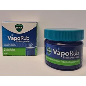 Wick Vaporub Verkoudheidszalf, 50 gram, set van twee