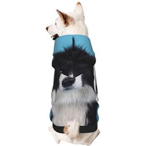 Border Collie Hondenhoodies hondensweatshirt voor kleine honden trui, elastische stof, zacht en warm voor het dier en gemakkelijk te dragen