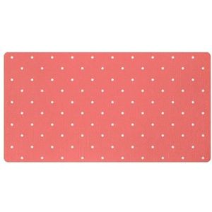 VAPOKF Polka Dots Roze Keukenmat, Antislip Wasbaar Vloertapijt, Absorberende Keukenmatten Loper Tapijten voor Keuken, Hal, Wasruimte