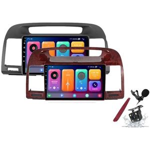 Android 14 Autoradio Sat Navi voor T-oyota Camry (2002-2006) 9 Inch Touchscreen Multimedia Speler met Draadloze Carplay GPS Navigatie FM RDS Bluetooth 5G-WiFi SWC DSP,M120s