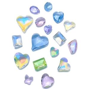CAZSTYK 30 Stuks Spitse Bodem Nail Steentjes Voor Nagels Art Decoraties Kristal Glas Steen Manicure Nail Decoratie Deel