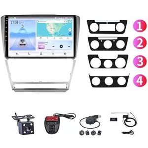 9 Inch Autoradio Voor Skoda Octavia 2 A5 2007-2013 Carplay Android Navigatie GPS Bluetooth Multimedia Speler Smart Automotive Systeem(WIFI 2G+32G)