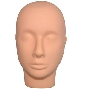 Mannequin Platte Kop Siliconen Oefenen Valse Wimper Extensions Make-up Model Dummy Trainingspop In Mannequins