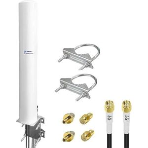 Maswell - 5G 4G LTE Buitenantenne - 2X2 MIMO - Tot 4,5 dBi - Externe Mobiele Antenne