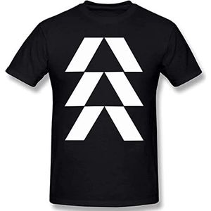 Funny The Game Destiny Hunter Men's Short-Sleeved Standard T-Shirt Black overhemden(Small)