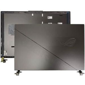 18 inch LCD achterkant achterkant cover cover case + scharnieren compatibel met ASUS ROG Strix G18 (2023) G814 G814J G814JI JZ laptop