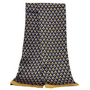 UK_Stone 100% zijden paisley bloemen halsdoek heren sjaal, Diamant Geel, Größe: 160*28cm(62,4""x 10,92"")