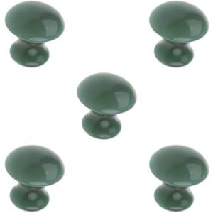 5 Set van Vrouwen Facial Beauty Massage Jade Stone Relaxing Paddestoel Massage Stone Green