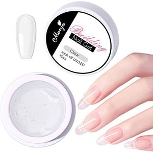 Vaste gelnagellijm - Solid Poly Nail Building Gel - Geen plakkerige handbouwgel, kunst modellering sculptuur gelnagel voor thuis nagelsalon