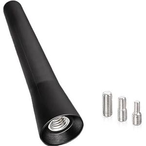 Audio- & videoantennes voor auto Autoantenne Mini Korte Auto Accessoires Sterke Radio Autodak Fixer 6,5 Cm Lang Auto Universeel Met Schroeven Autoradio Antenne