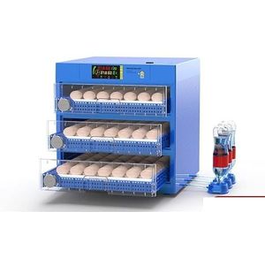 Broedmachines voor broedeieren, Incubator for kippeneieren Volautomatische incubator met LED-temperatuurdisplay Kweekapparaat Oppervlaktekweekkast for kip Gans Eend Duif Stemtherapie voor het uitbroed