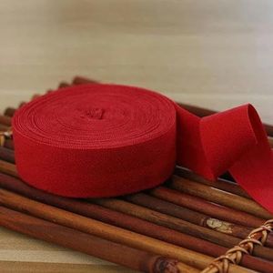10 meter 20 mm vouw rubberen band lint elastische band voor ondergoed broek beha kleding naaien kant stof kledingstuk accessoire-rood-20mm-10M
