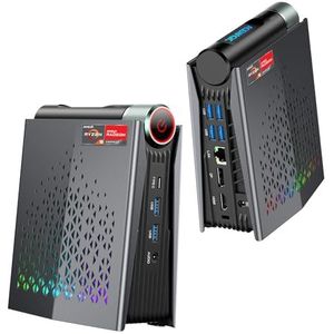 ACEMAGICIAN S3A Mini PC Gaming, AMD Ryzen 9 6900HX (hasta 4,9 GHz), 32GB DDR5 1024GB (1TB) SSD, AMD Radeon RX 680M RGB Mini Computer【WiFi 6/BT5.2/Aanpasbare modus】