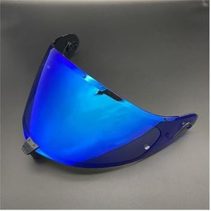 Motorhelm vizier lens, Helmvizier, geschikt for Air Blade 6 Helmlens Aeroblade 5 Gegalvaniseerde spiegel for dag- en nachtgebruik (A)(B)