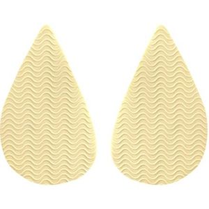 Antislip Schoen Pads Zelfklevende Rubber voor Hoge Hakken Tip Hoofd Abrikoos