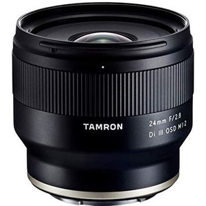 Tamron 24mm F/2.8 Di III OSD M1:2 lens voor Sony Full Frame/APS-C E-Mount spiegelloze camera zwart
