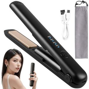 Vegena Professionele 2-in-1 Stijltang - Draadloos, USB-Oplaadbaar Met Vier Temperatuurinstellingen