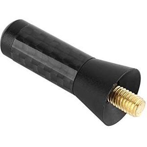 Zwarte auto korte universele antenne, carbon auto korte universele antenne, aluminiumlegering voor professionele 1.38in Toyota