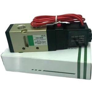 Pneumatische Magneetventiel PS140S/H PS380S PS140D PS380D Directionele Klep 24V 110V (Bruin)