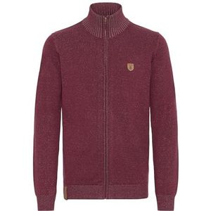 Indicode - IDAndy - Gebreid Vest - Bordeauxrood - Katoenmix