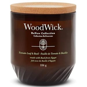 WoodWick ReNew Tomato Leaf & Basil Medium Candle