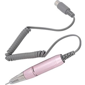 Nagelboormachine Handvat Roze, 0‑3000 TPM Metalen Elektrische Nagelvijlhandgreep, Professionele Nagelvijlboorset, Manicure Pedicure Vormgereedschappen voor Thuissalongebruik