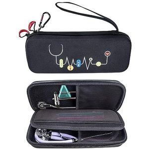 KT-Case - Stethoscoopetui - Zwart - Compatibel met 3M 5803 Classic III Stethoscoop