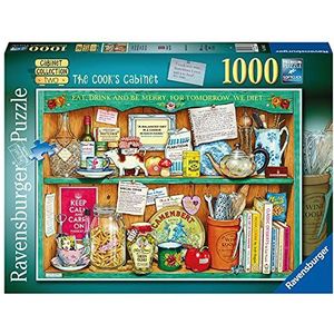 Ravensburger The Cook's Cabinet 1000 stukjes legpuzzels voor volwassenen en kinderen vanaf 12 jaar