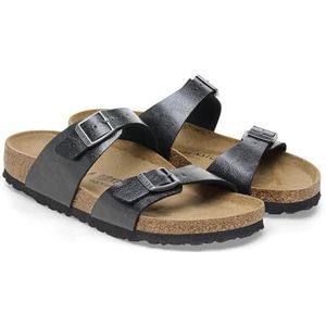 BIRKENSTOCK Sydney BF Damessandalen, zwart, 43 EU Smal